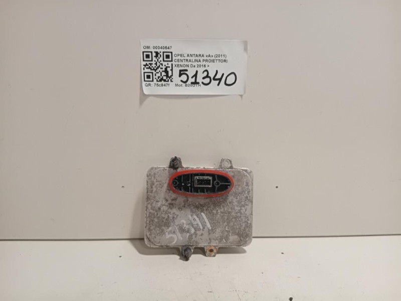 Centralina Proiettori Xenon 00040547 Opel Antara A 2011