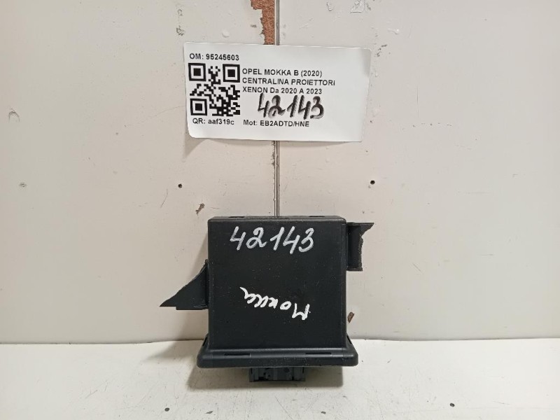 Centralina Proiettori Xenon 95245603 Opel Mokka B 2020