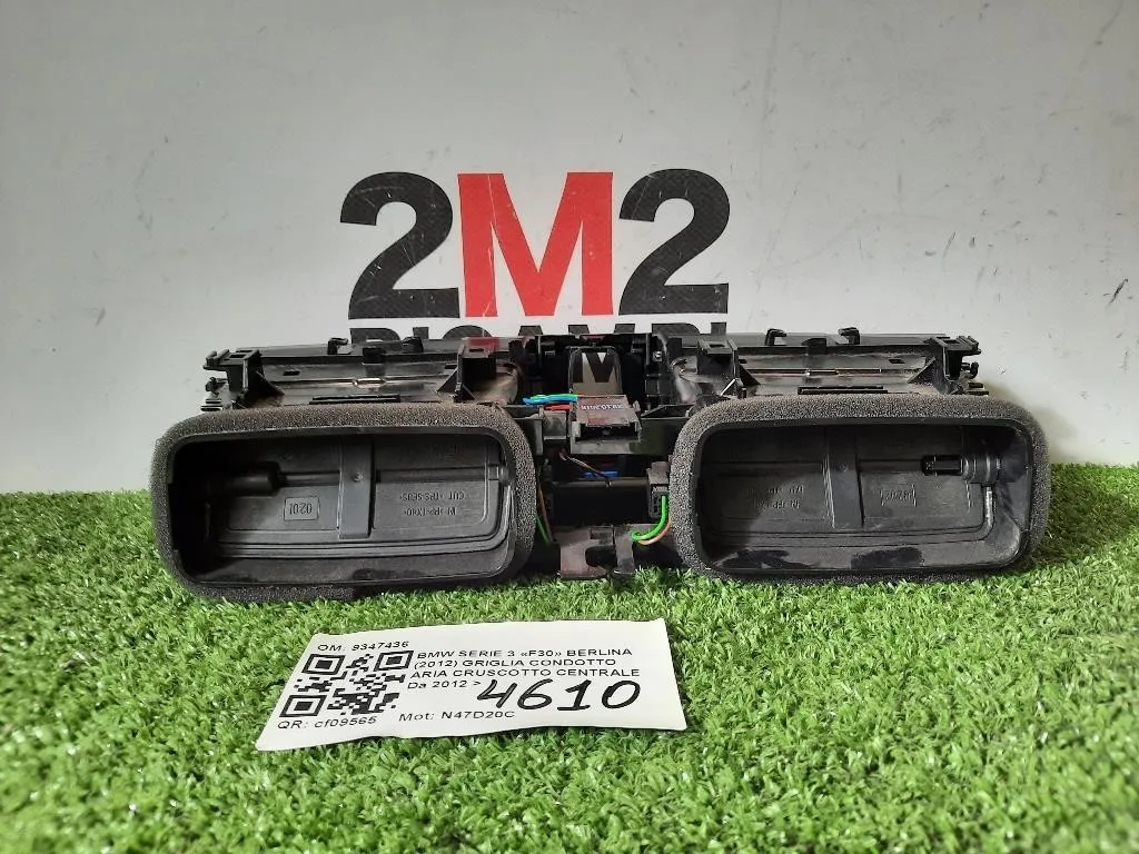 Griglia Condotto ARIA Cruscotto Centrale 9347436 Bmw Serie 3 F30 Berlina 2012