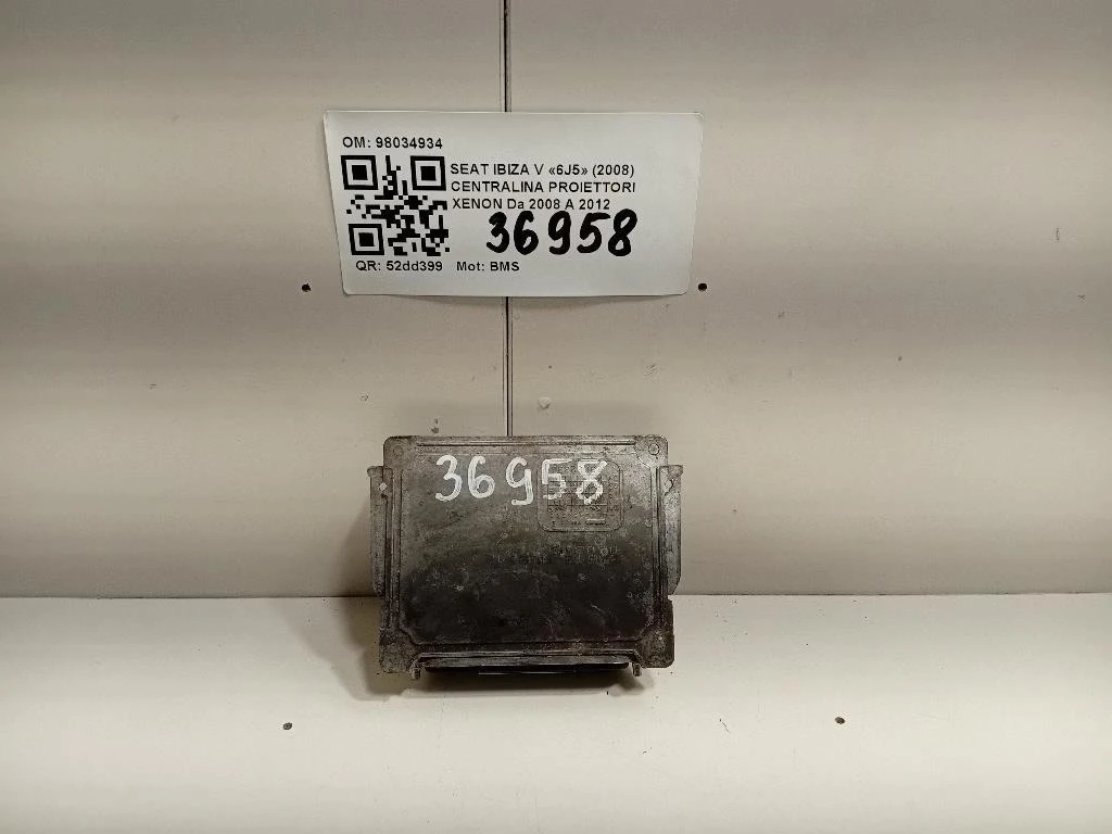 Centralina Proiettori Xenon 98034934 Seat Ibiza V 6J5 2008