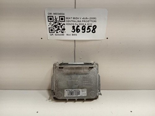Centralina Proiettori Xenon 98034934 Seat Ibiza V 6J5 2008