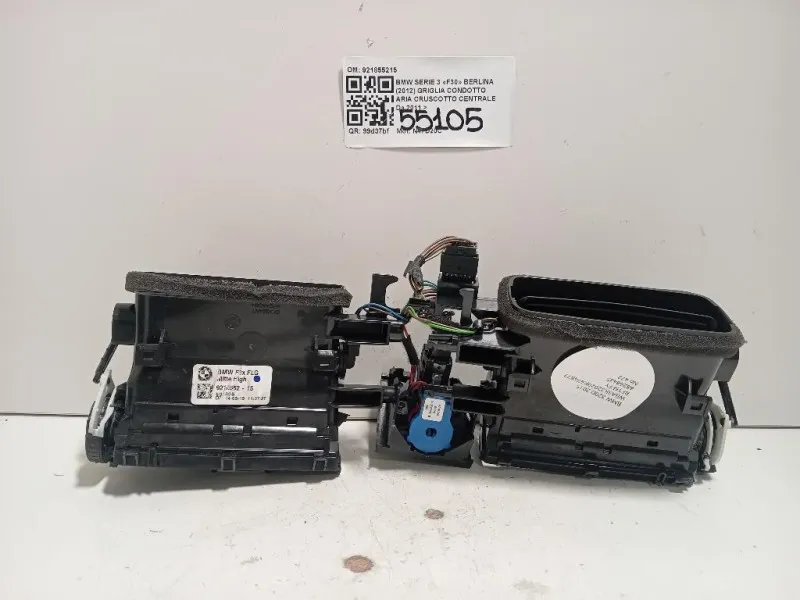 Griglia Condotto ARIA Cruscotto Centrale 921855215 Bmw Serie 3 F30 Berlina 2012