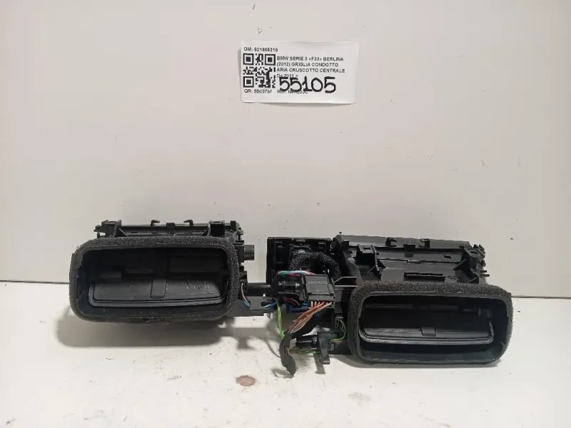 Griglia Condotto ARIA Cruscotto Centrale 921855215 Bmw Serie 3 F30 Berlina 2012