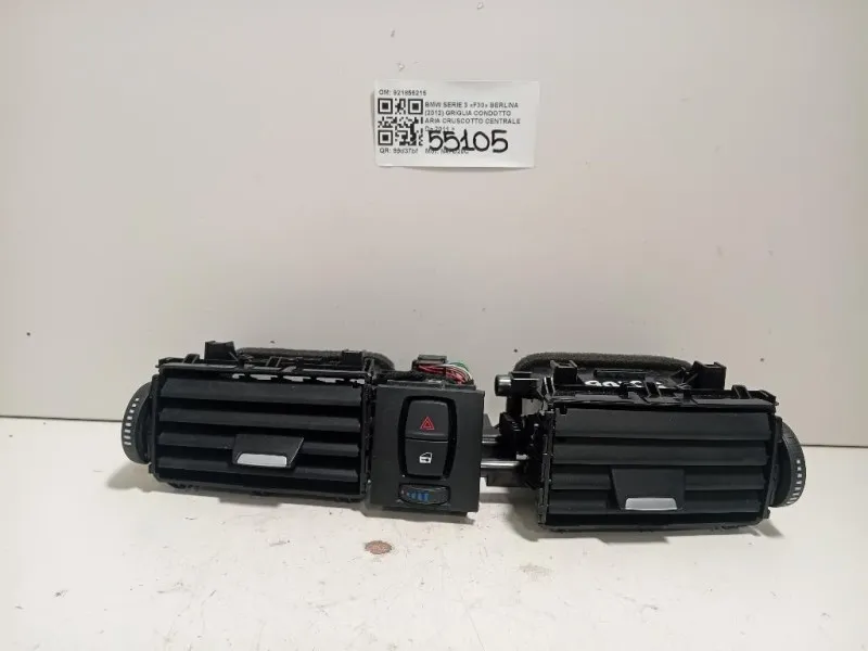 Griglia Condotto ARIA Cruscotto Centrale 921855215 Bmw Serie 3 F30 Berlina 2012