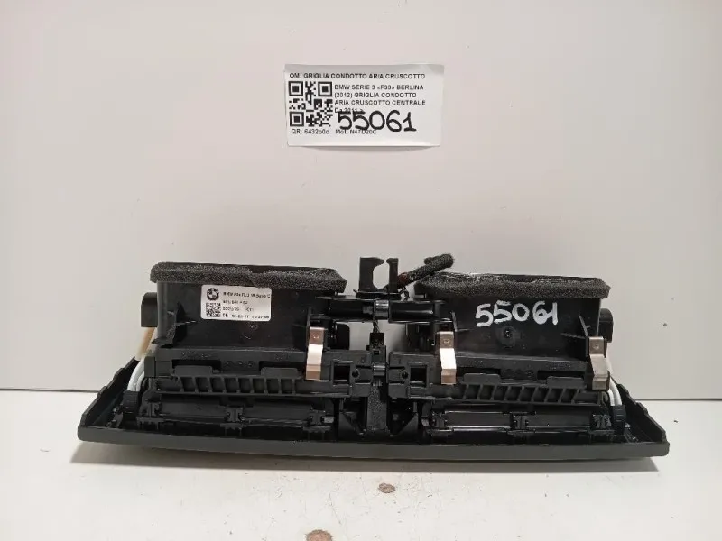 Griglia Condotto ARIA Cruscotto Centrale 931794404 Bmw Serie 3 F30 Berlina 2012