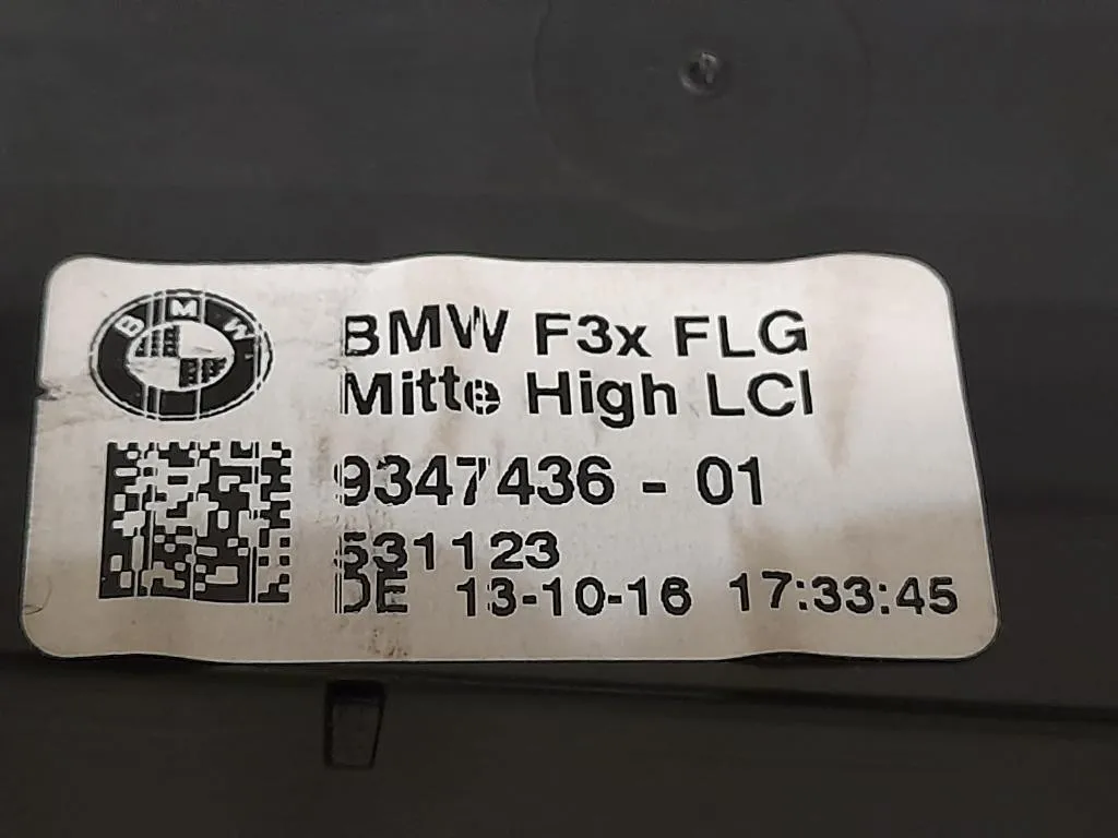 Griglia Condotto ARIA Cruscotto Centrale 934743601 Bmw Serie 3 G20 Berlina 2018