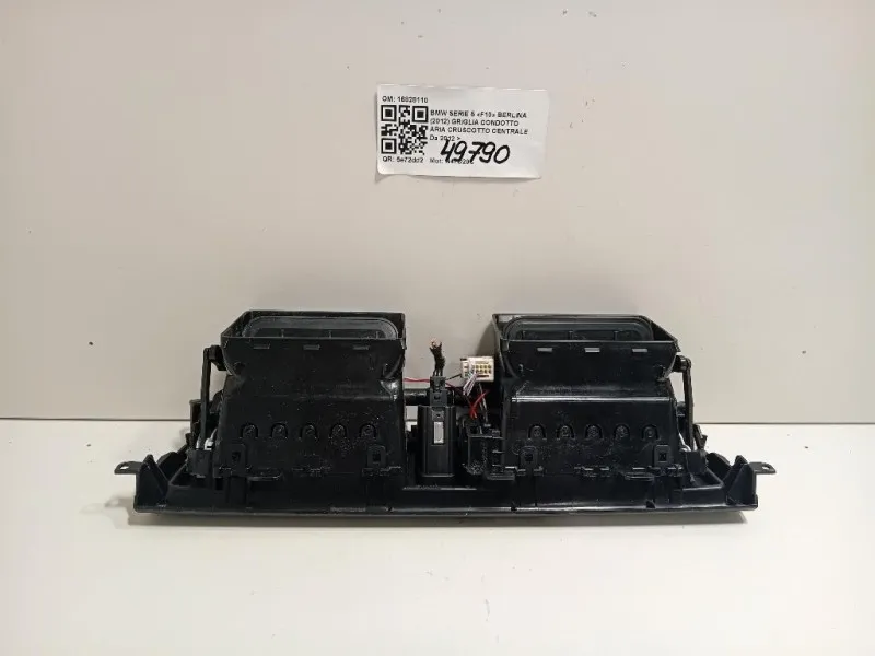 Griglia Condotto ARIA Cruscotto Centrale 16828110 Bmw Serie 5 F10 Berlina 2012