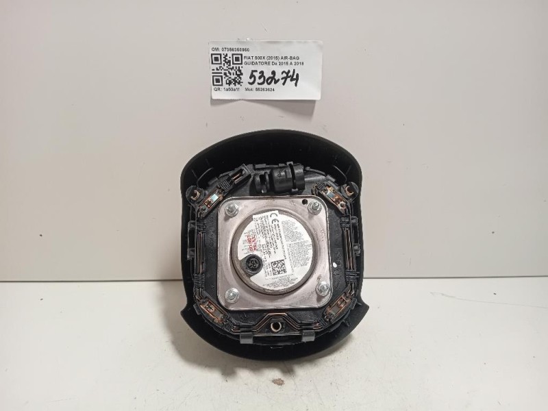 Air-bag Guidatore 07356350950 Fiat 500X 2015