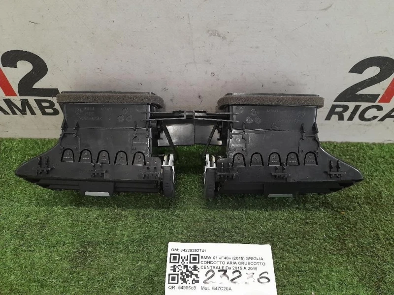 Griglia Condotto ARIA Cruscotto Centrale 64229292741 Bmw X1 F48 2015