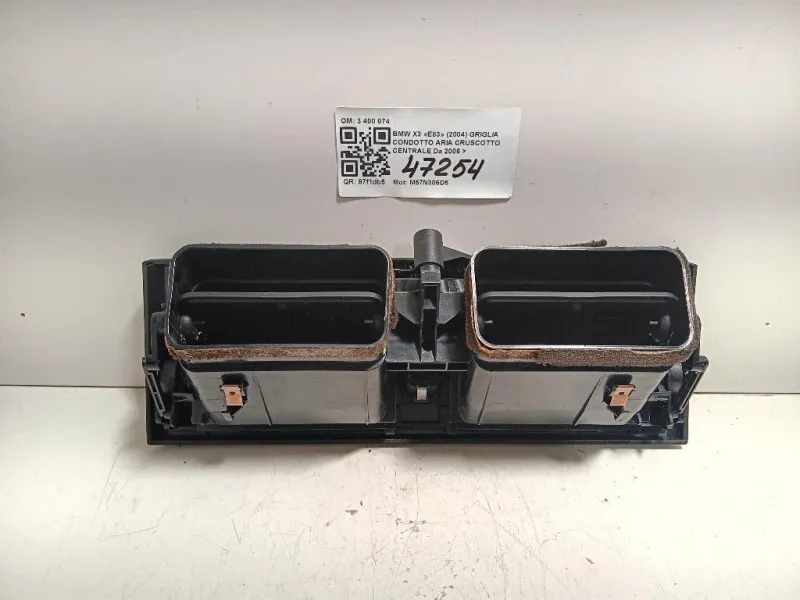 Griglia Condotto ARIA Cruscotto Centrale 3 400 074 Bmw X3 E83 2004