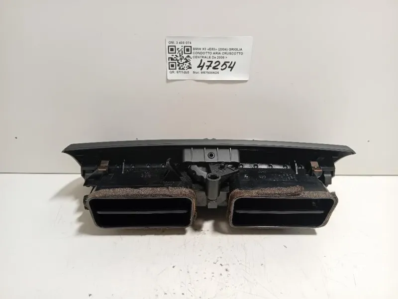 Griglia Condotto ARIA Cruscotto Centrale 3 400 074 Bmw X3 E83 2004