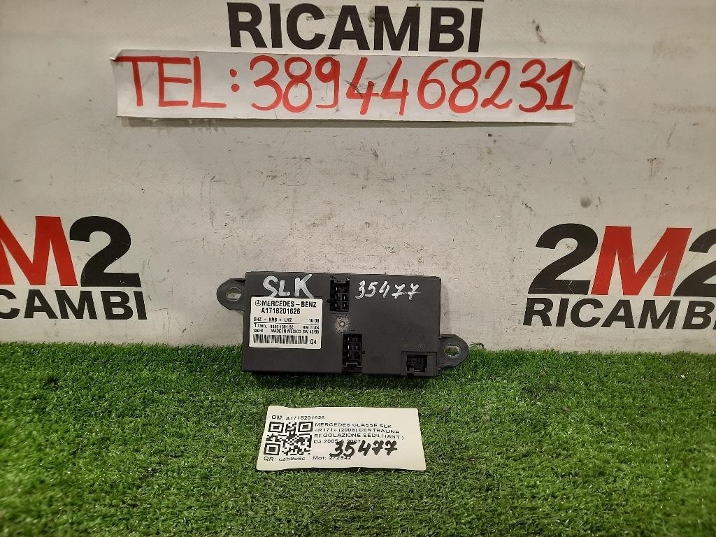 Centralina Regolazione Sedili ANT A1718201626 CENTRALINA SEDILI Mercedes Classe SLK R171 2008