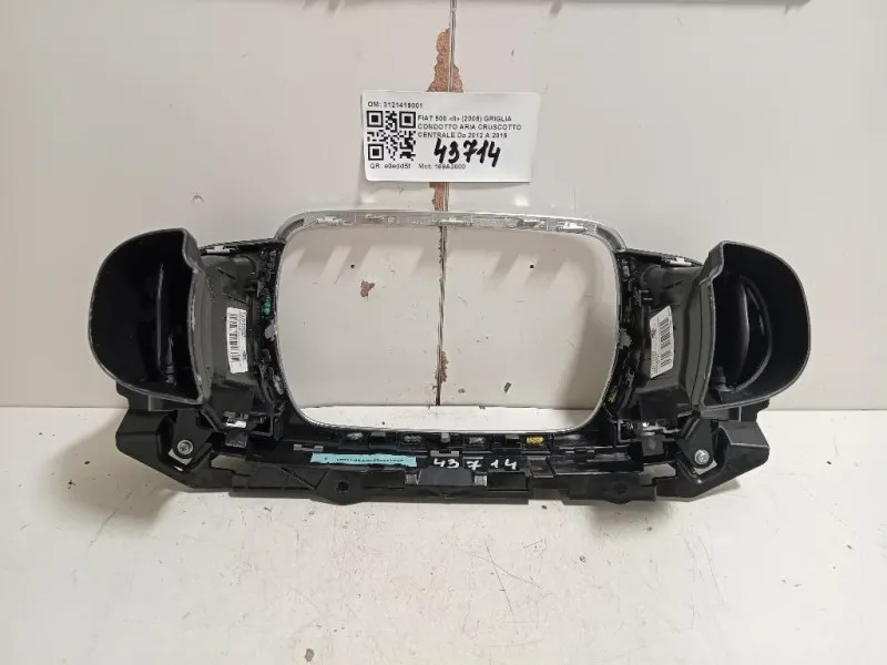 Griglia Condotto ARIA Cruscotto Centrale 3121419001 Fiat 500 II 2008