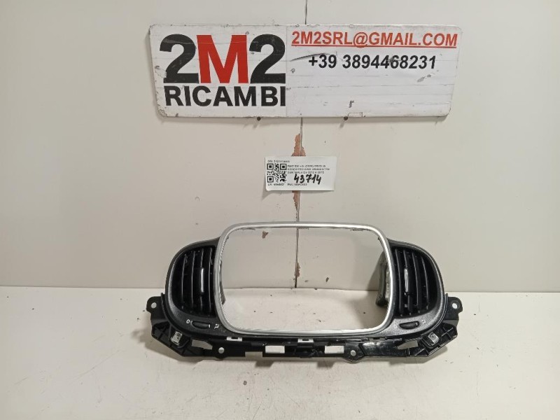 Griglia Condotto ARIA Cruscotto Centrale 3121419001 Fiat 500 II 2008