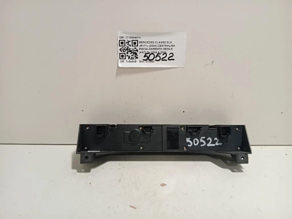 Centralina Riscaldamento Sedile ANT 1718204810 Mercedes Classe SLK R171 2004