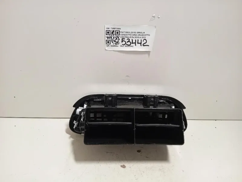 Griglia Condotto ARIA Cruscotto Centrale 735572564 Fiat 500X 2018