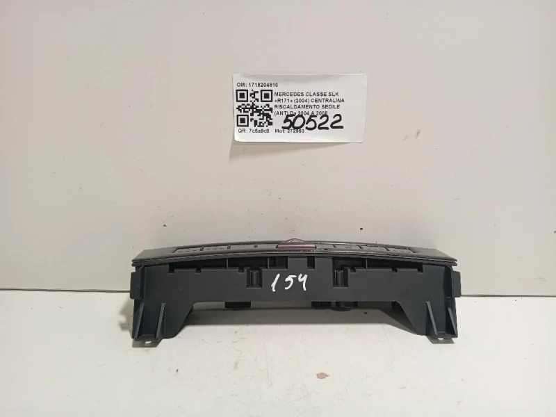 Centralina Riscaldamento Sedile ANT 1718204810 Mercedes Classe SLK R171 2004