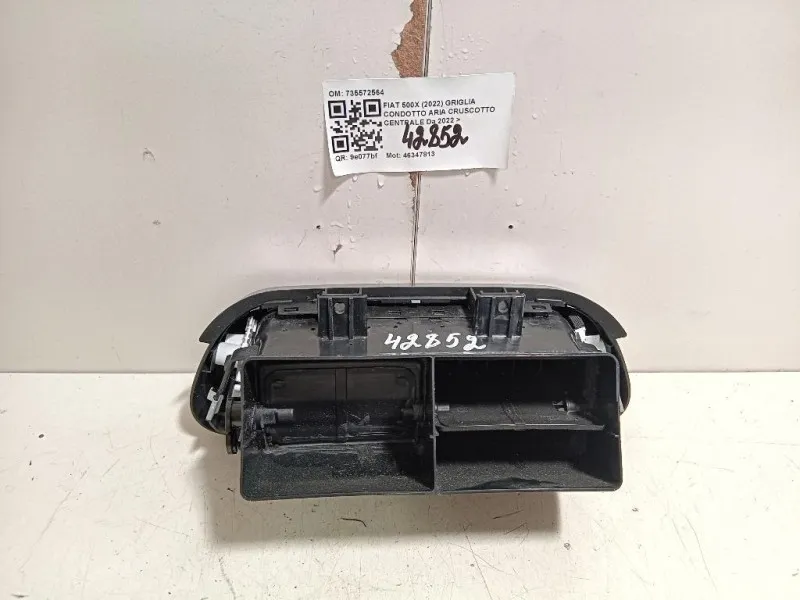 Griglia Condotto ARIA Cruscotto Centrale 735572564 Fiat 500X 2022