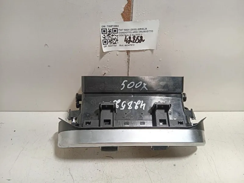 Griglia Condotto ARIA Cruscotto Centrale 735572564 Fiat 500X 2022