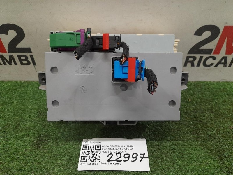 Centralina Scatola Fusibili 50507093 Alfa Romeo 159 2006