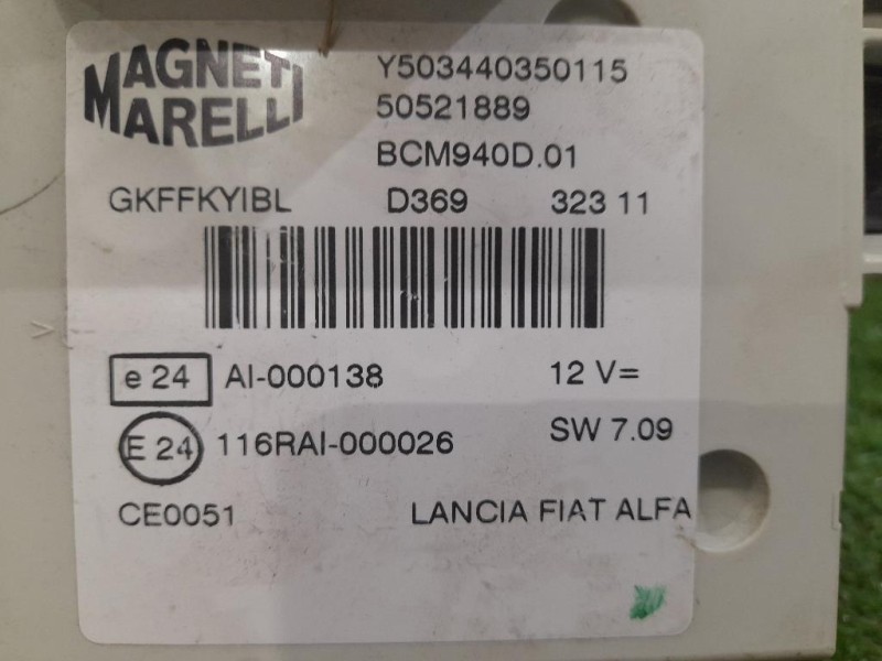 Griglia Condotto ARIA Cruscotto Centrale 735506242 Fiat Grande Punto 2009