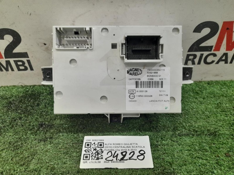 Griglia Condotto ARIA Cruscotto Centrale 735585166 Fiat Panda III 2012