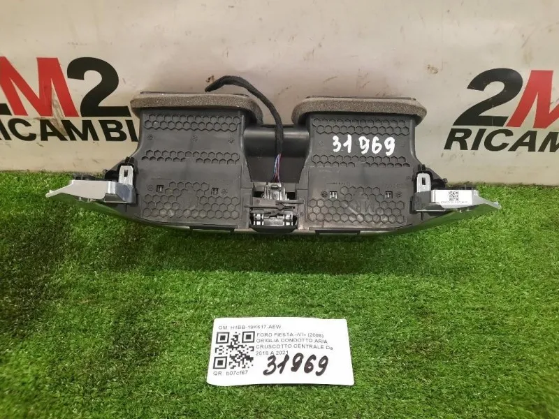 Griglia Condotto ARIA Cruscotto Centrale H1BB-19K617-AEW Ford Fiesta VI 2008