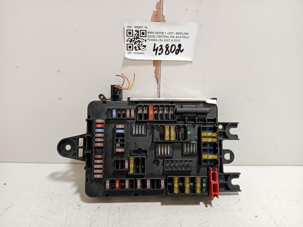 Centralina Scatola Fusibili 106887-10 Bmw Serie 1 E87 Berlina 2005