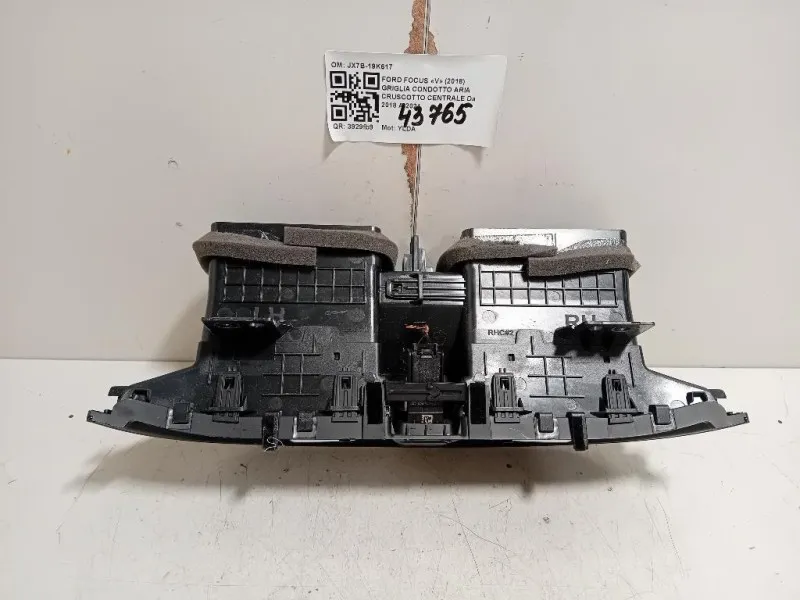 Griglia Condotto ARIA Cruscotto Centrale JX7B-19K617 Ford Focus V 2018