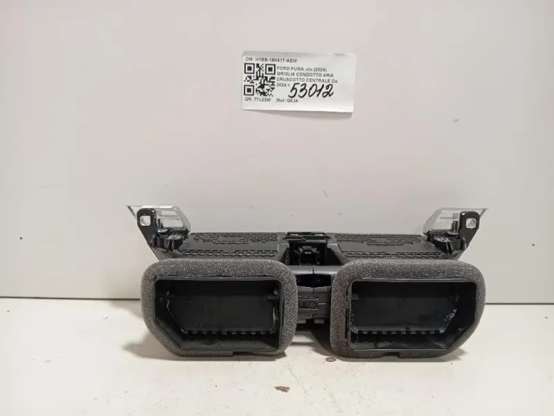 Griglia Condotto ARIA Cruscotto Centrale H1BB-19K617-AEW Ford PUMA II 2024