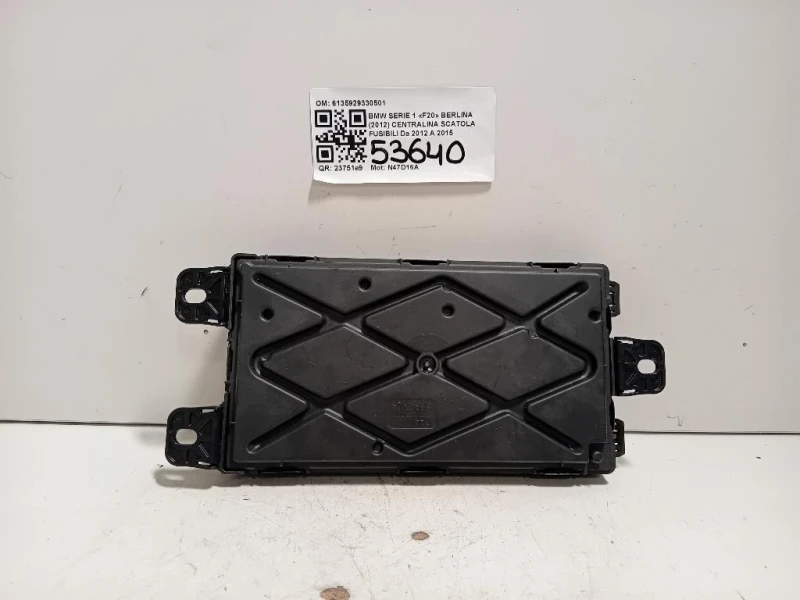 Centralina Scatola Fusibili 6135929330501 Bmw Serie 1 F20 Berlina 2012