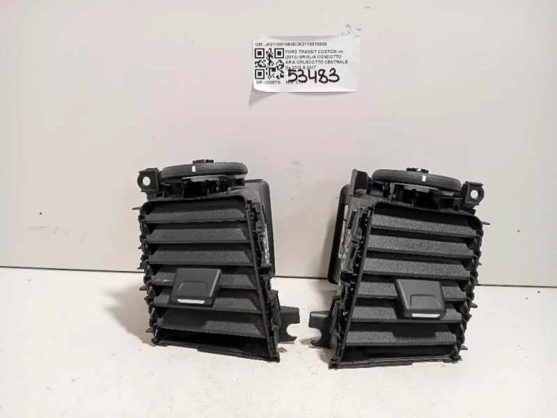 Griglia Condotto ARIA Cruscotto Centrale JK21V0018B08JK21V0018B09 Ford Transit Custom I 2013