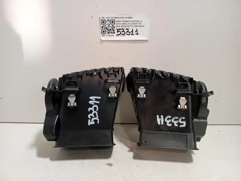 Griglia Condotto ARIA Cruscotto Centrale JK21V018B08JK21V018B09 Ford Transit Custom I 2013