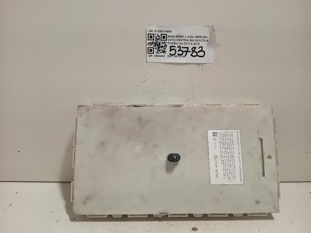 Centralina Scatola Fusibili 61359315685 Bmw Serie 1 F20 Berlina 2012