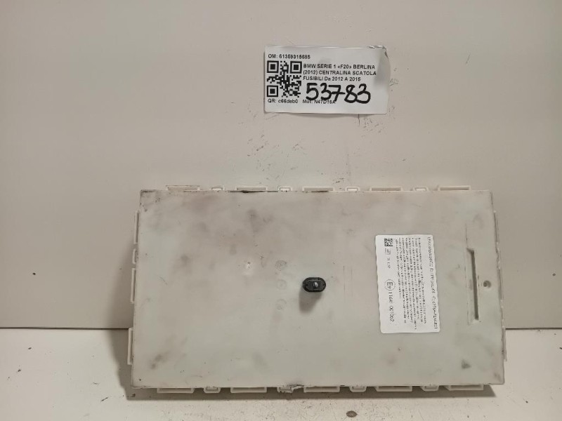 Centralina Scatola Fusibili 61359315685 Bmw Serie 1 F20 Berlina 2012