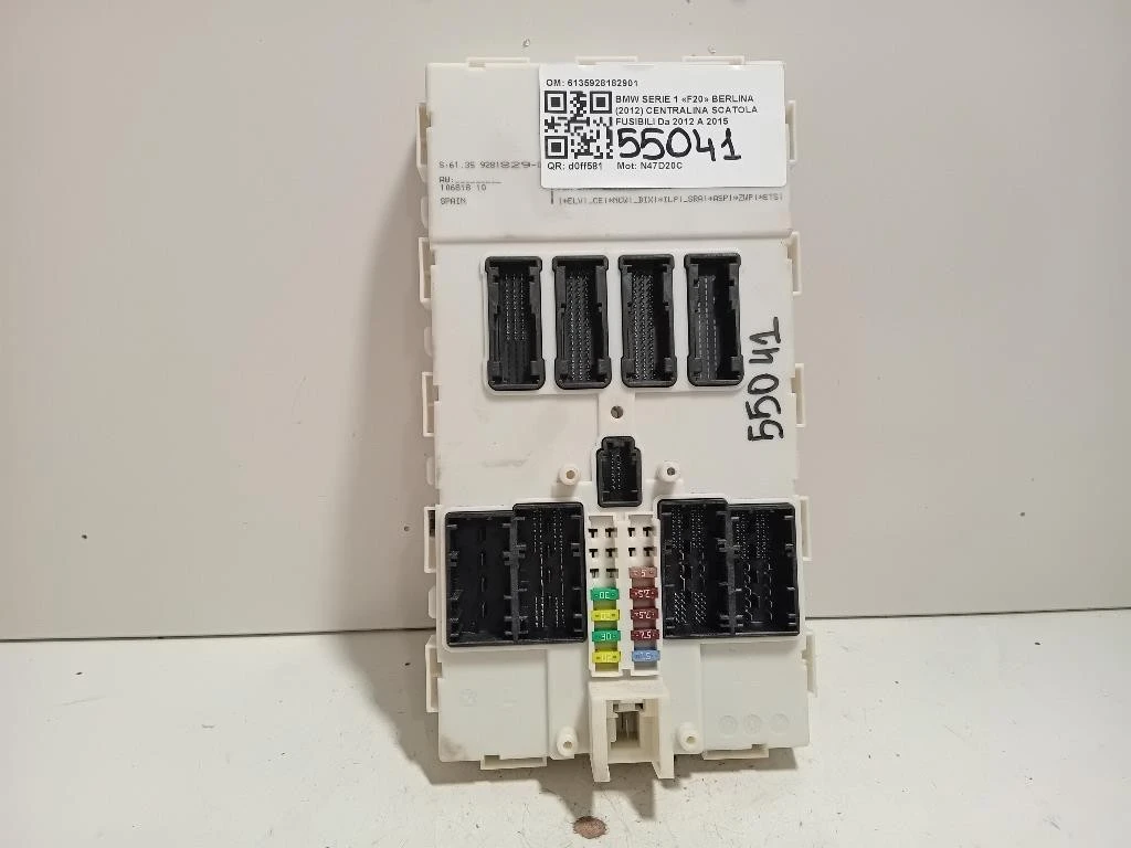 Centralina Scatola Fusibili 6135928182901 Bmw Serie 1 F20 Berlina 2012