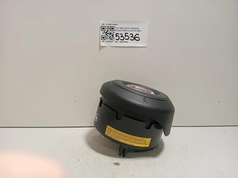 Air-bag Guidatore 07356730690 Fiat 500X 2018