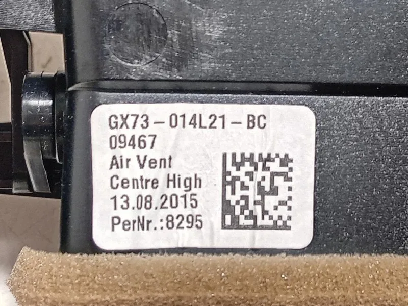 Griglia Condotto ARIA Cruscotto Centrale GX73-014L21-BC Jaguar XE 2015