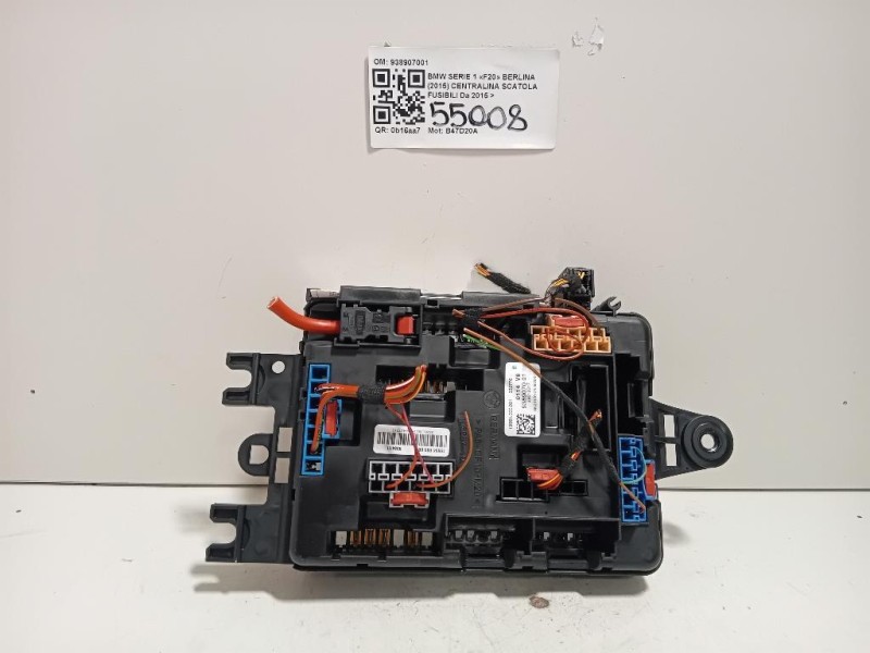 Centralina Scatola Fusibili 938907001 Bmw Serie 1 F20 Berlina 2015