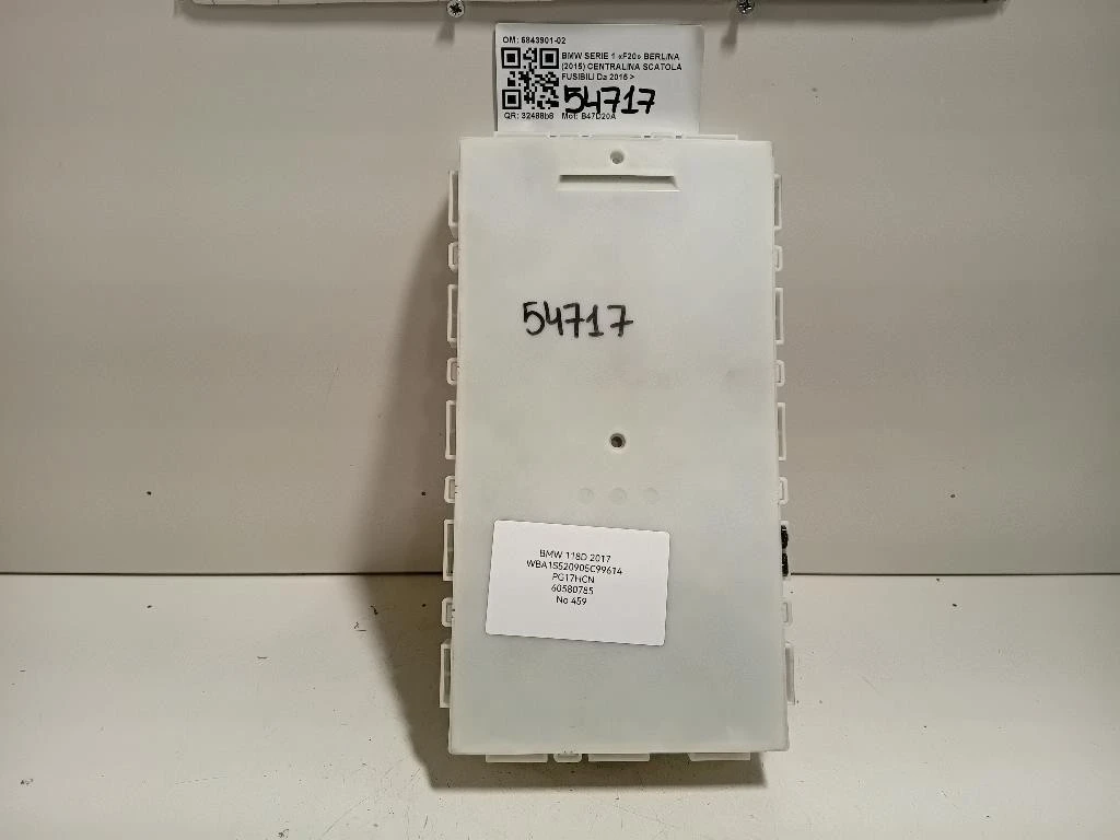 Centralina Scatola Fusibili 6843901-02 Bmw Serie 1 F20 Berlina 2015