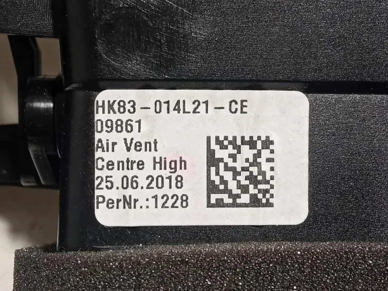 Griglia Condotto ARIA Cruscotto Centrale GX73014L21A Jaguar XE 2015