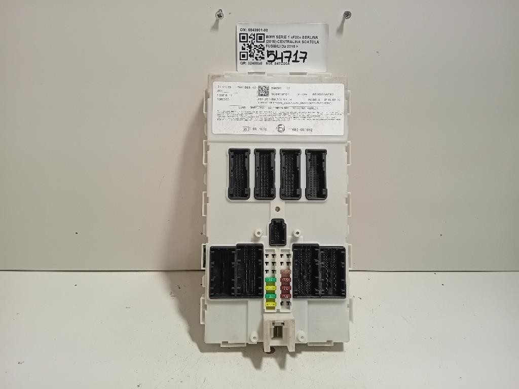 Centralina Scatola Fusibili 6843901-02 Bmw Serie 1 F20 Berlina 2015
