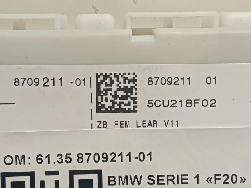 Centralina Scatola Fusibili 6135 8709211-01 Bmw Serie 1 F20 Berlina 2015