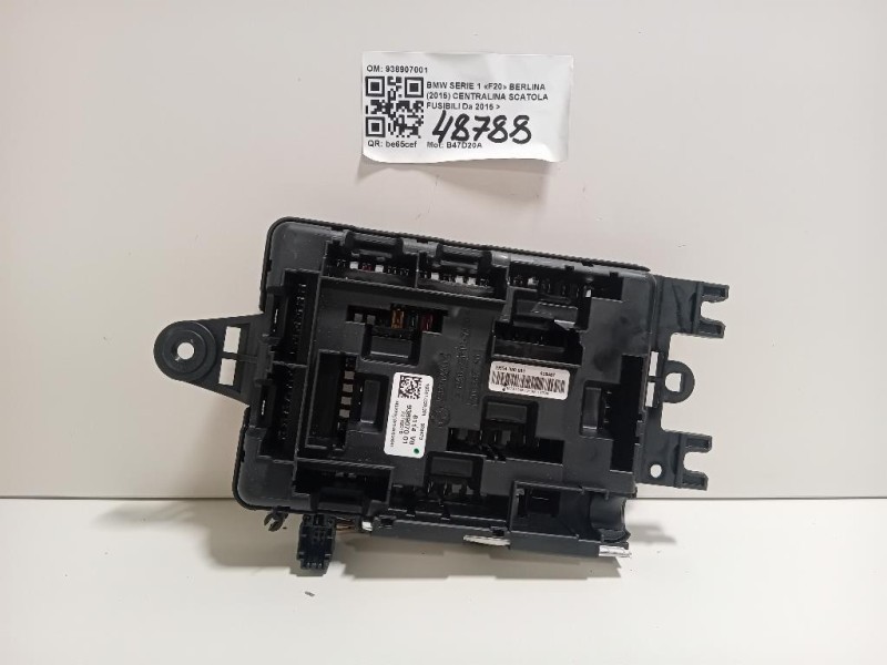 Centralina Scatola Fusibili 938907001 Bmw Serie 1 F20 Berlina 2015