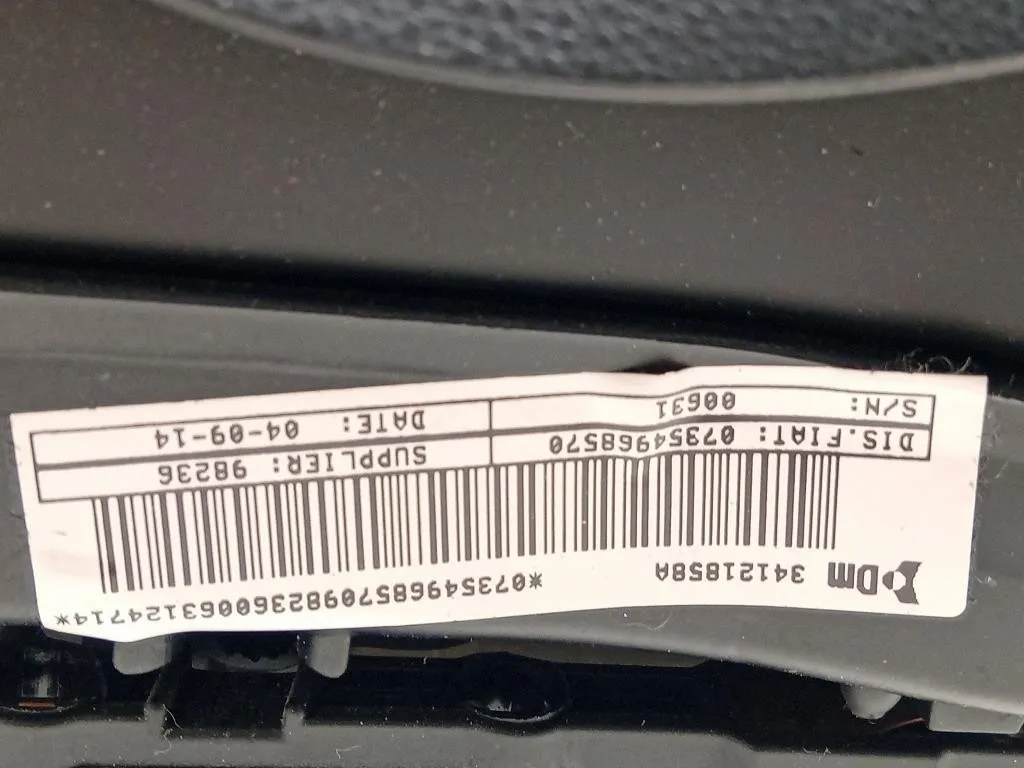Air-bag Guidatore 07354968570 Fiat Doblò III Cargo 2010