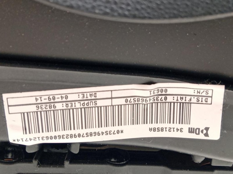 Air-bag Guidatore 07354968570 Fiat Doblò III Cargo 2010