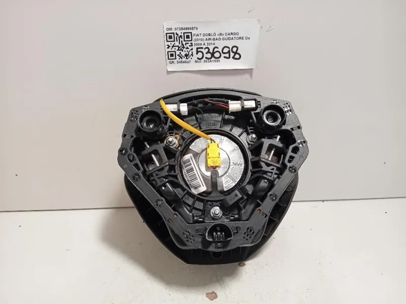 Air-bag Guidatore 07354968570 Fiat Doblò III Cargo 2010