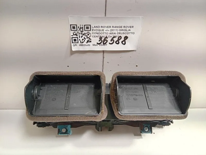 Griglia Condotto ARIA Cruscotto Centrale BJ32-014L21-DB Land Rover Range Rover Evoque I 2011