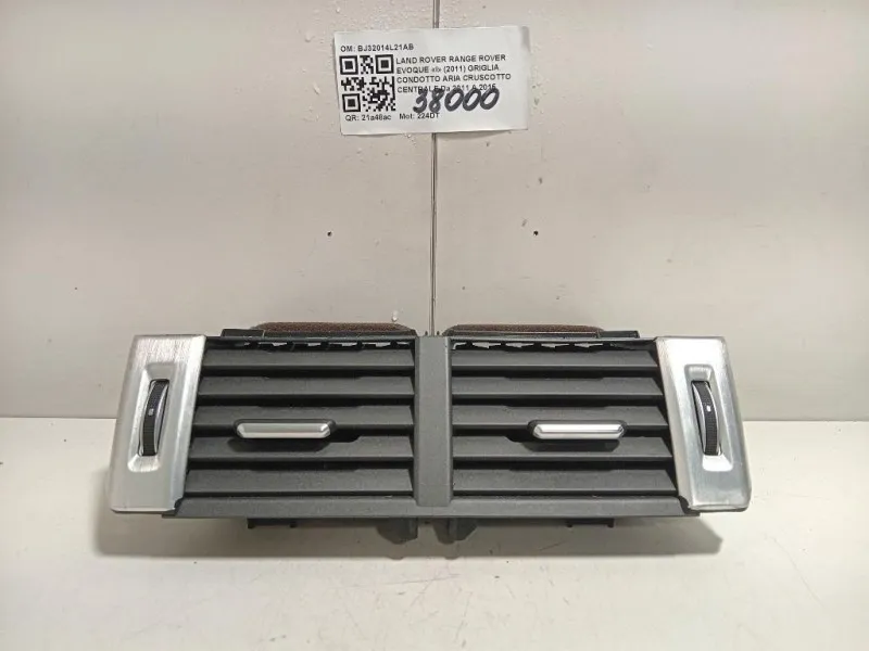 Griglia Condotto ARIA Cruscotto Centrale BJ32014L21AB Land Rover Range Rover Evoque I 2011