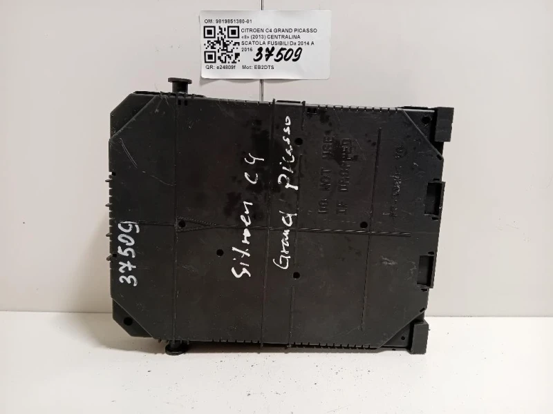 Centralina Scatola Fusibili 9819851380-01 Citroen C4 Grand Picasso II 2013